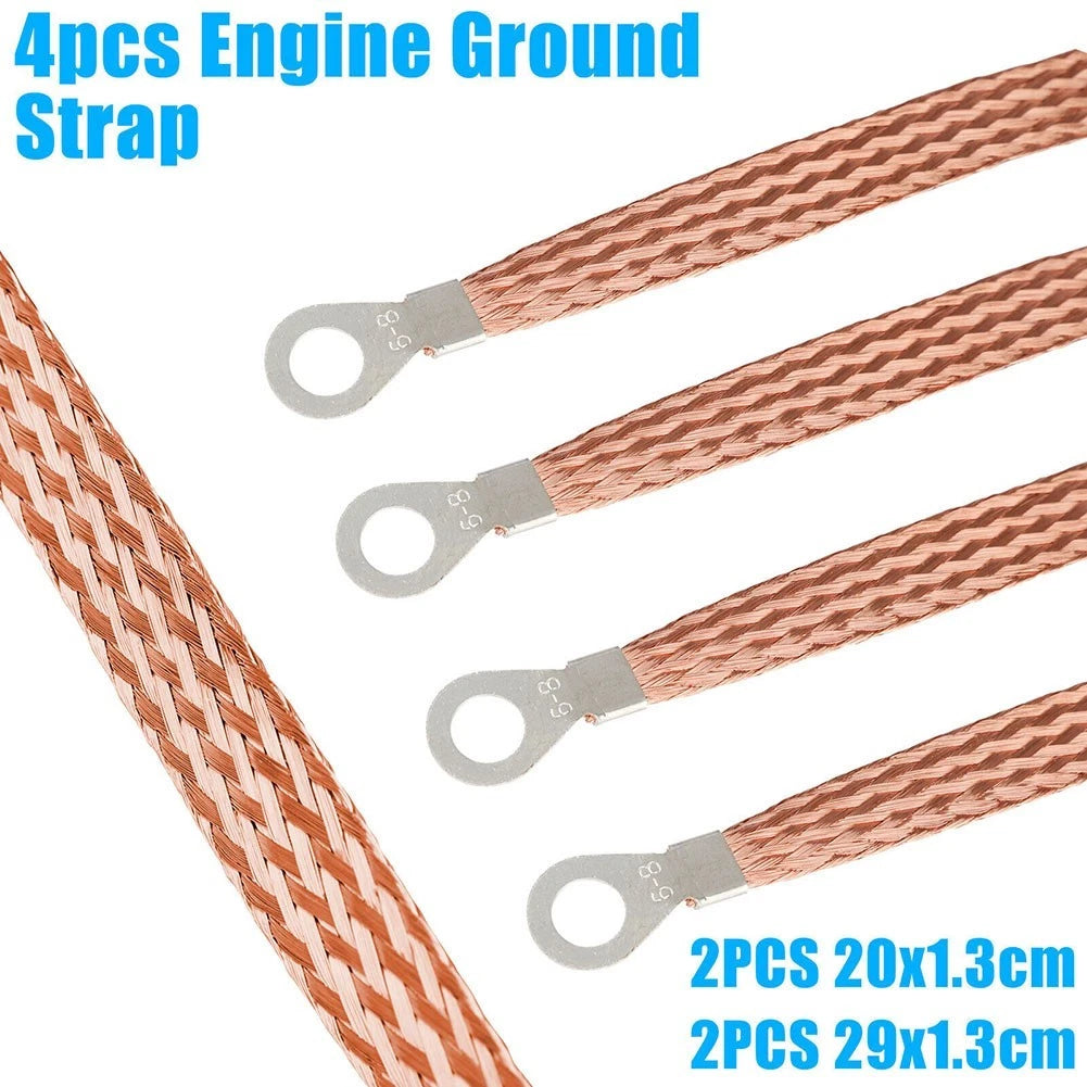 Engine Ground Strap for Automobiles (Flexible)