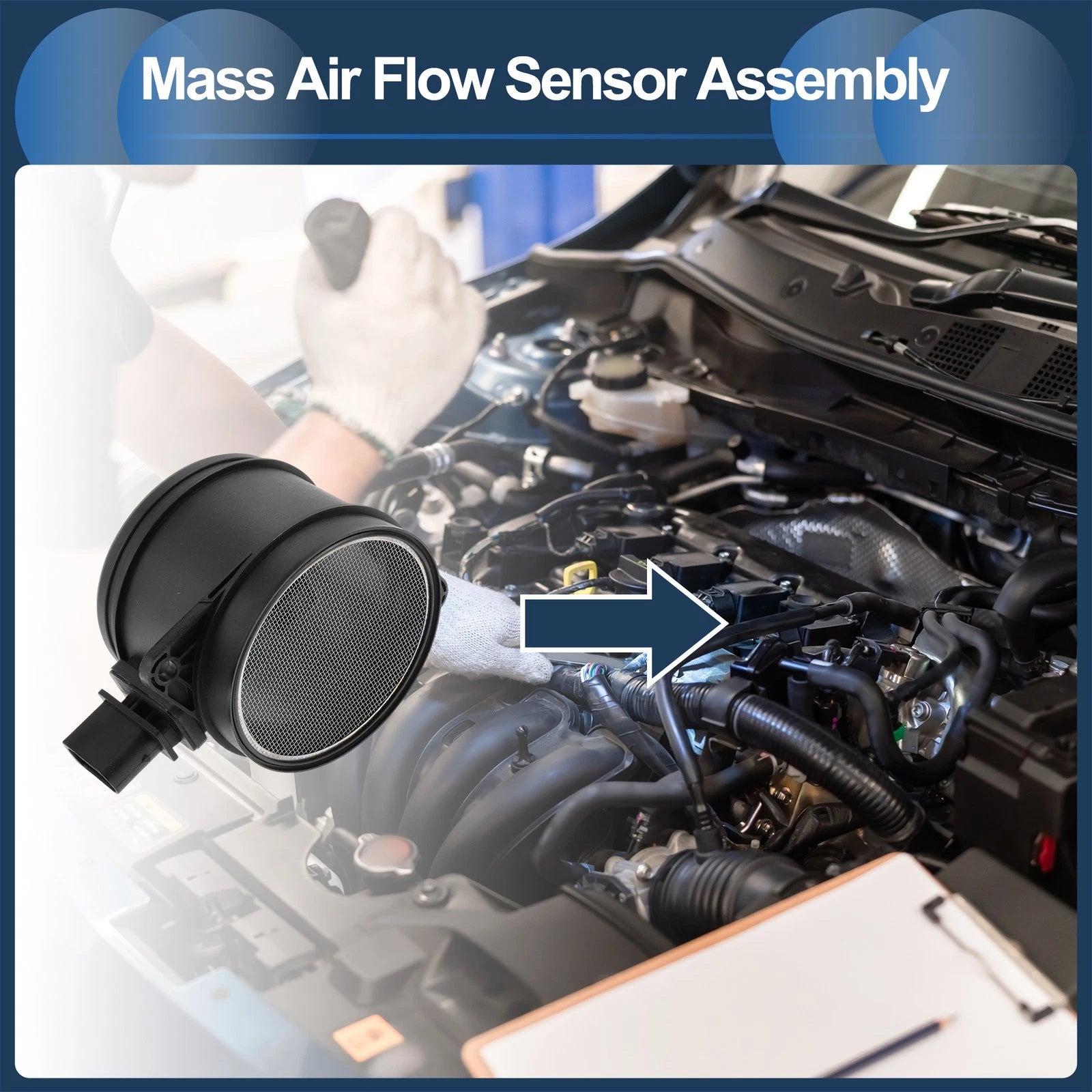 Mass Air Flow Sensor Replacement for BMW E46 3 Series (1998–2006)