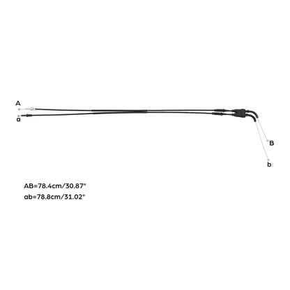 Throttle Cables for Kawasaki Ninja ZX6R (2009–2012)