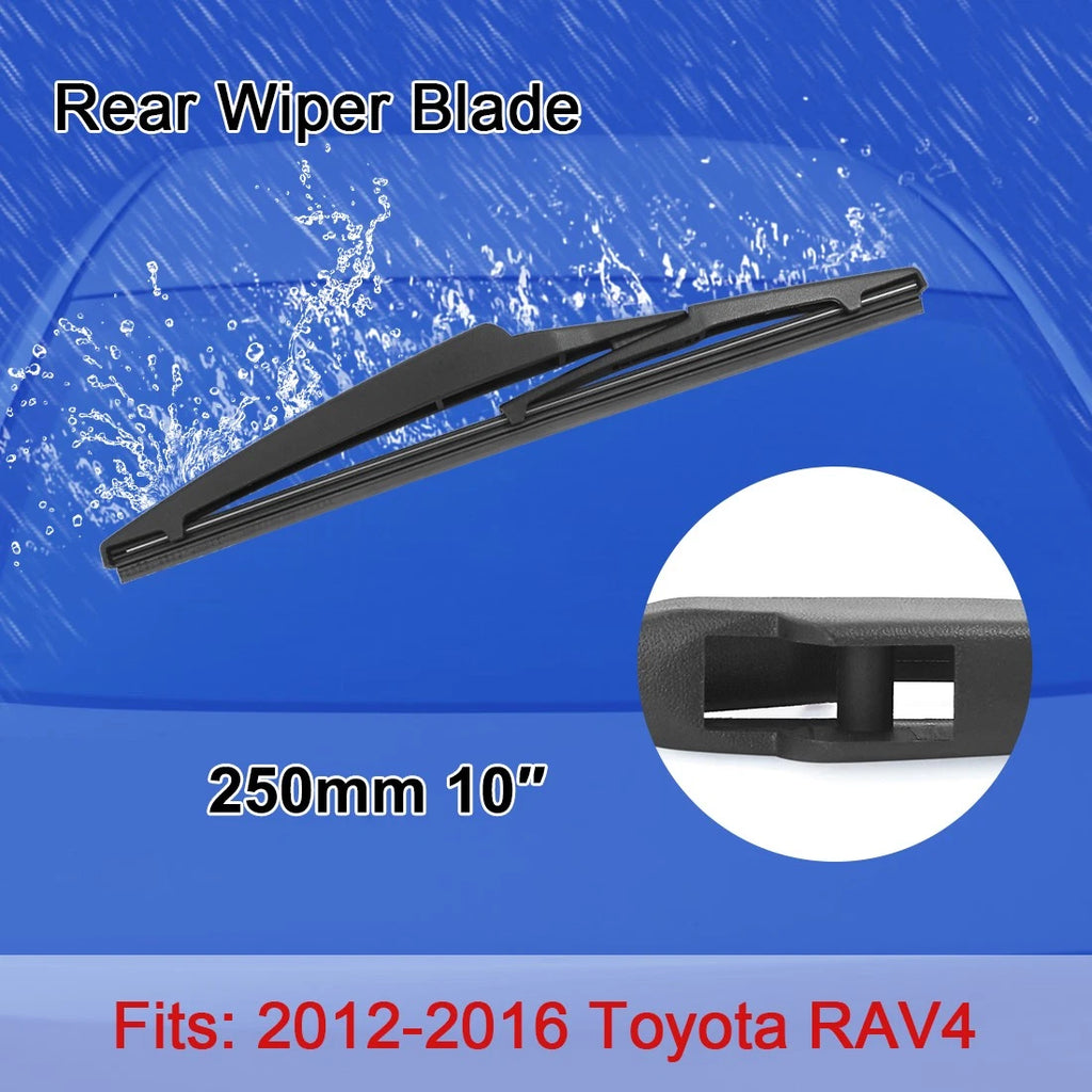 Rear Windshield Wiper Blade Replacement 250mm for Toyota RAV4 (2013–2025)