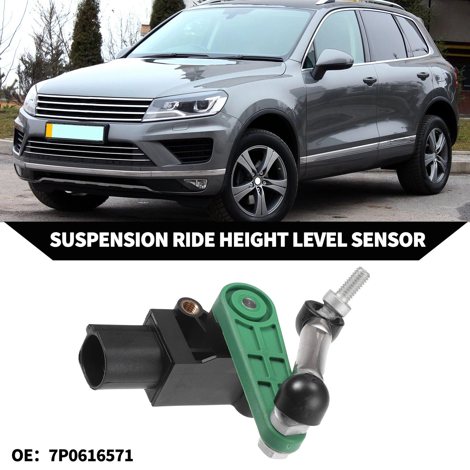 Suspension Ride Height Level Sensor Replacement for VW Touareg (2011–2017)