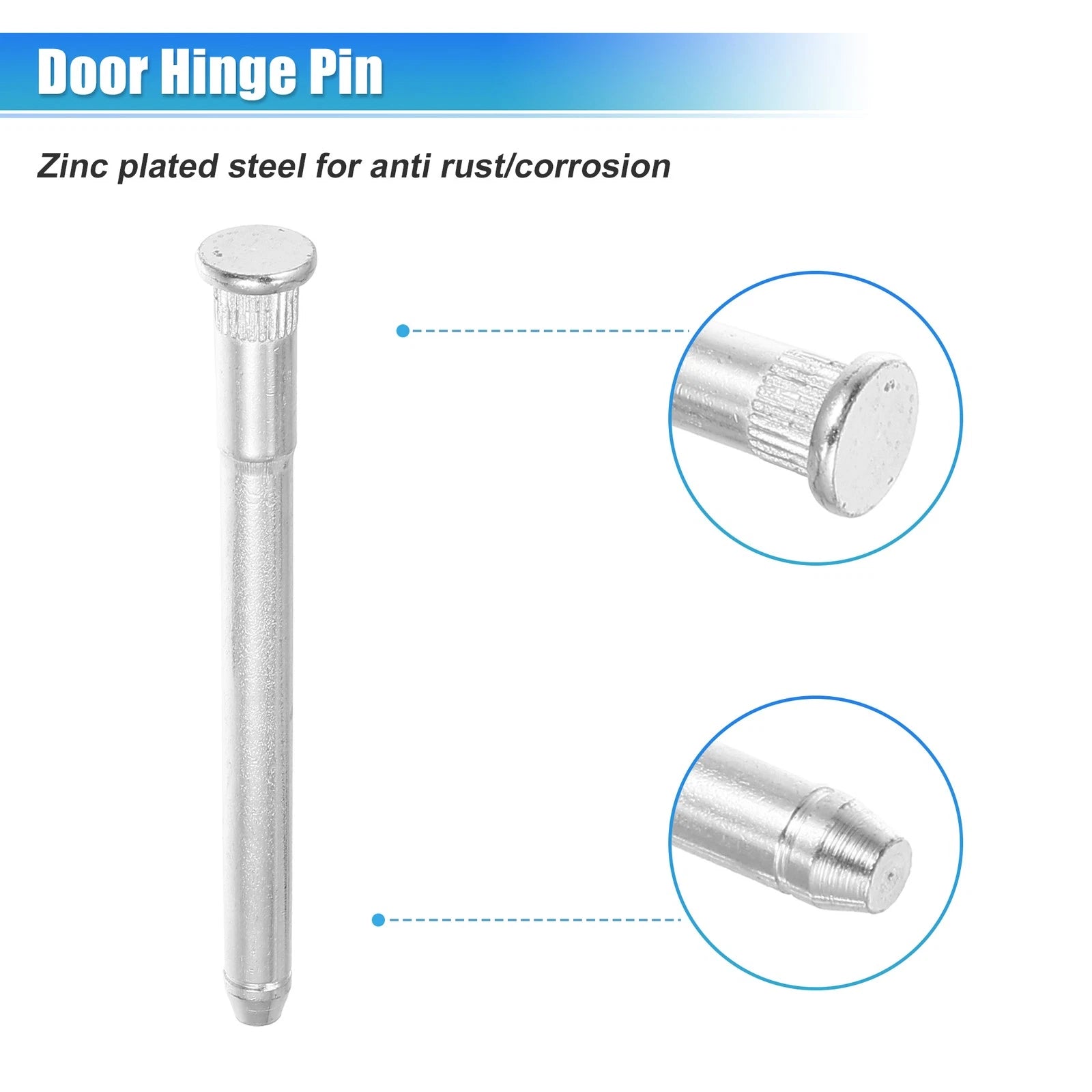 Door Hinge Pin and Bushing Repair Kit for Chevy S10 Pickup (1995–2004)