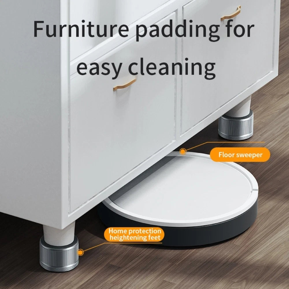 Adjustable Height Furniture Feet for Cabinets Tables - Noise Reduction