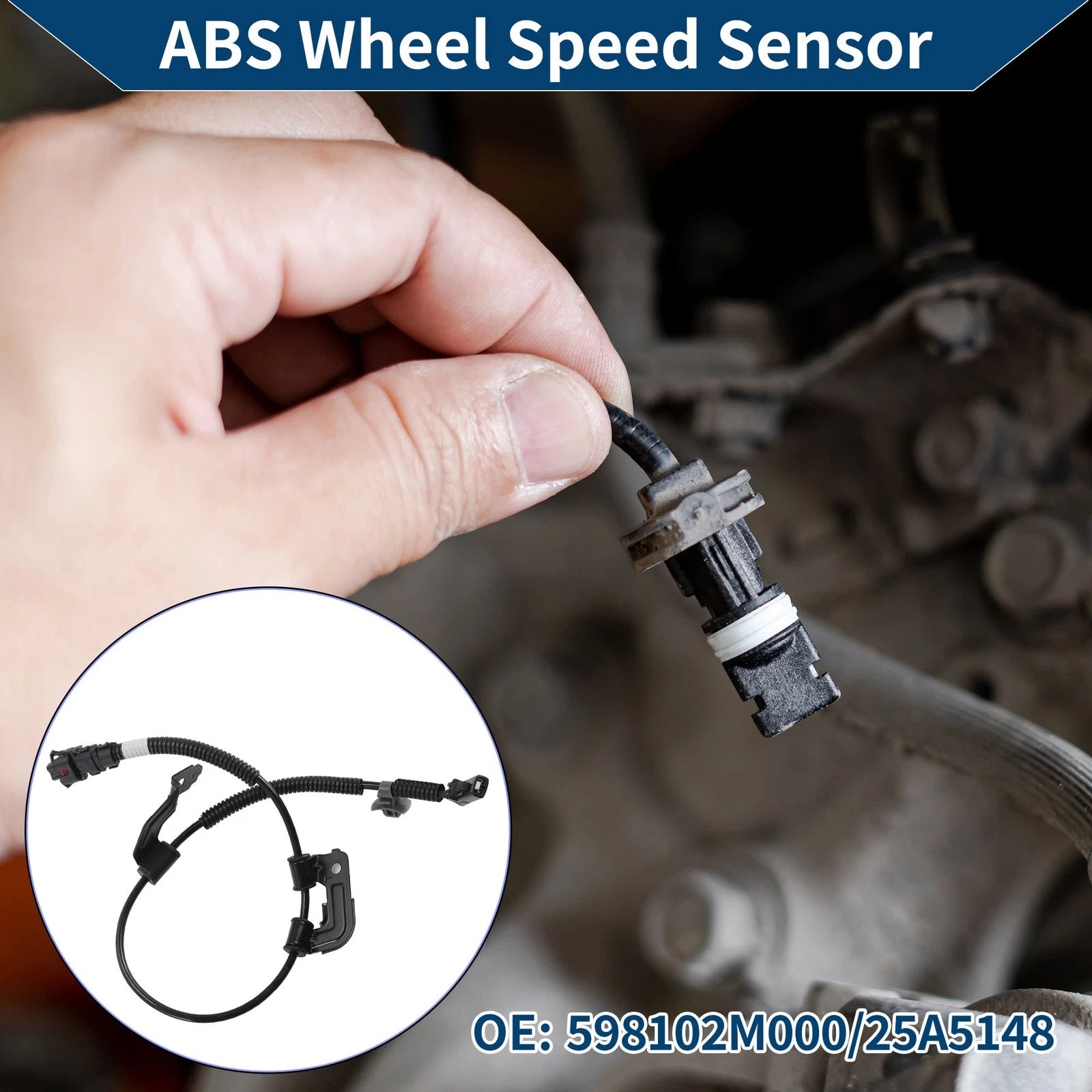 ABS Wheel Speed Sensor Replacement for Hyundai Genesis Coupe (2009–2016)