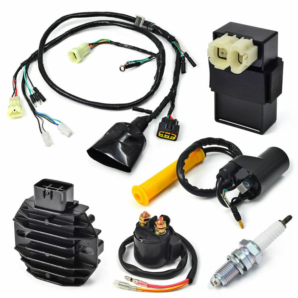 CDI Ignition Coil Spark Plug Wire Harness for Honda Sportrax TRX400EX (1999–2004)