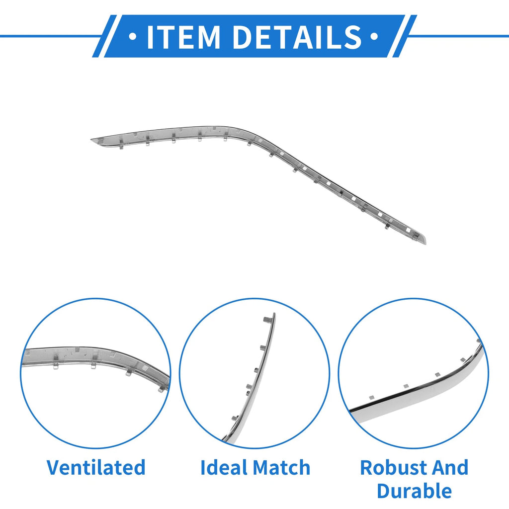 Bumper Grille Trim Garnish Replacement for Mercedes-Benz W204 GLK 2008-2012