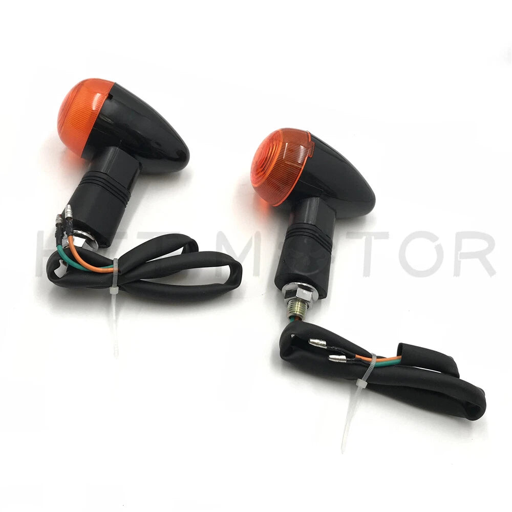 2X Turn Signal Indicators for Universal Motorcycle (LED Amber Light)