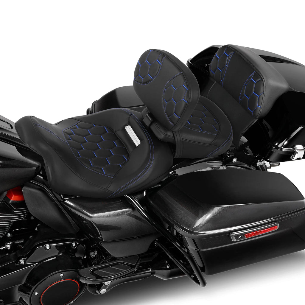 Backrest Pad Set for Harley Road Street Glide (2014–2023)