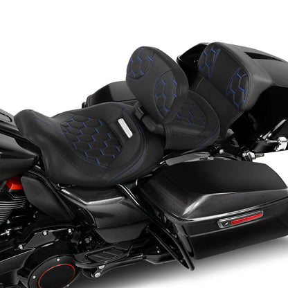 Backrest Pad Set for Harley Road Street Glide (2014–2023)