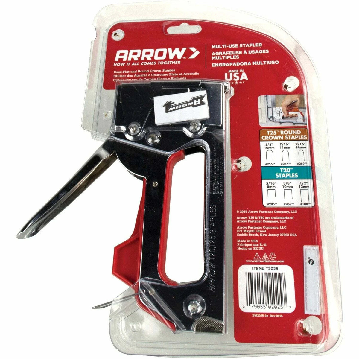 Dual-Purpose Staple Gun & Wire Tacker for Arrow T2025