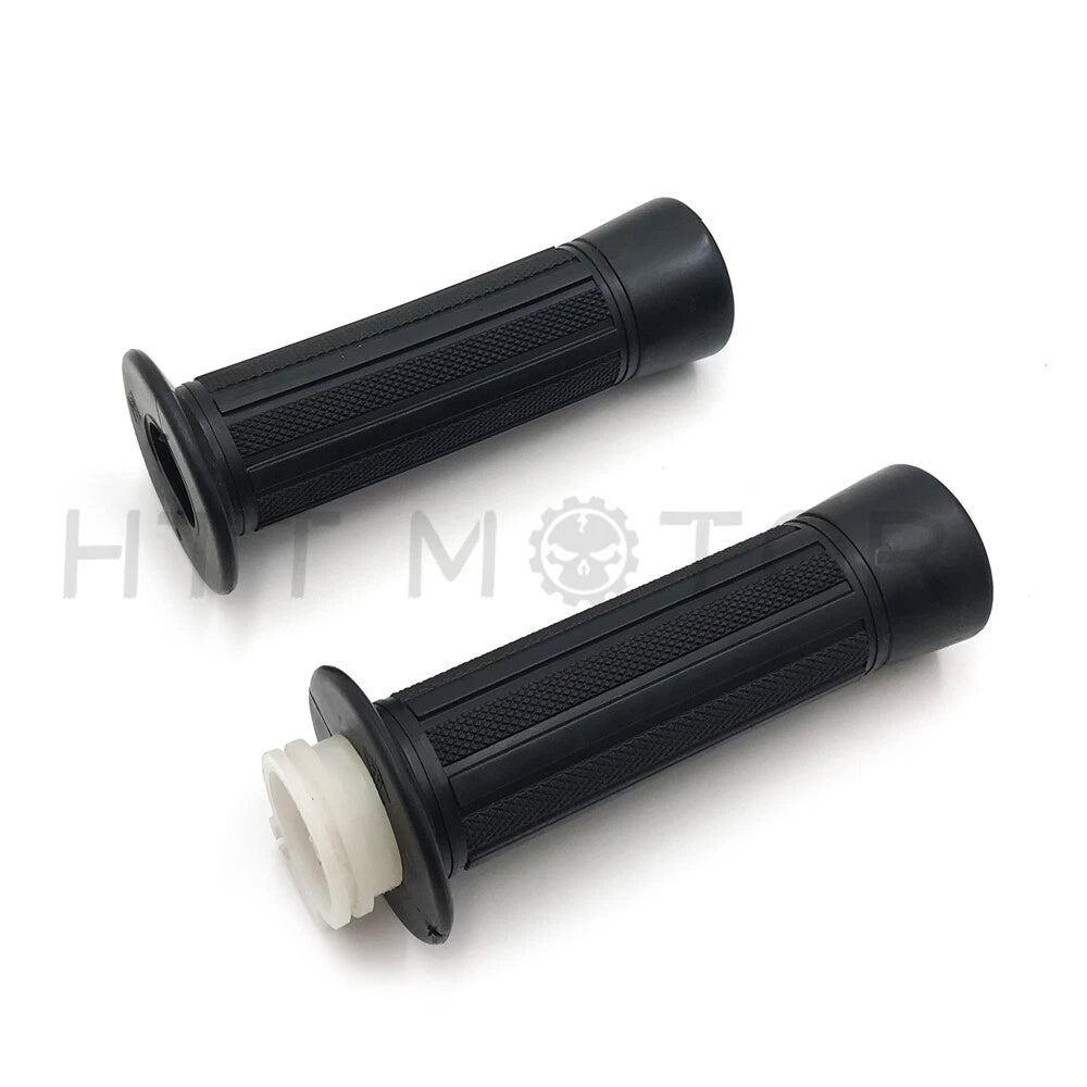 2X Rubber Handlebar Hand Grips for Motorcycle Cafe Racer (Fits )