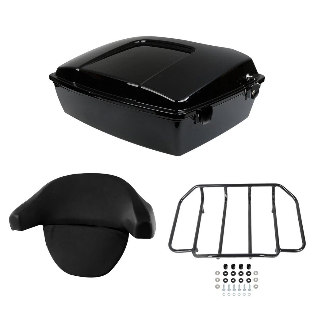 Chopped Trunk Backrest Rack for Harley Touring (1997–2013)