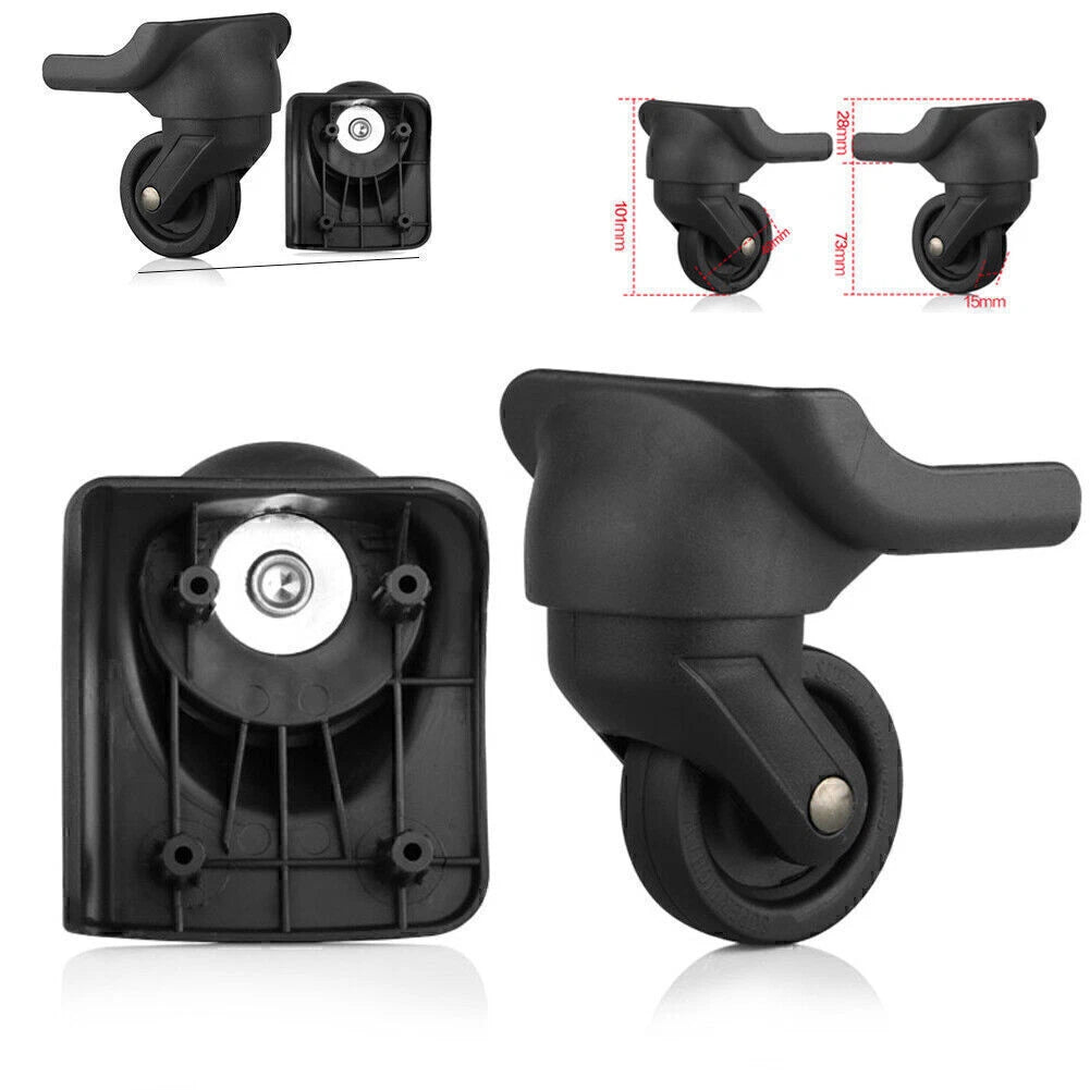 Set of 4 Replacement Swivel Wheels for Luggage/Suitcase W044