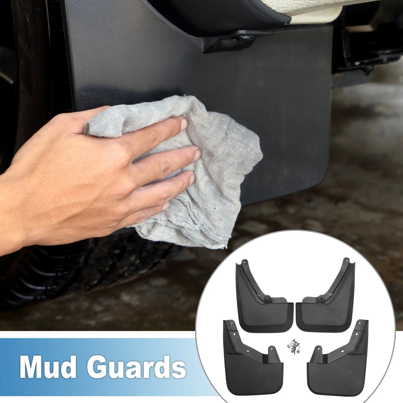 Mud Flap Splash Guard Set for Cadillac Escalade (2021–2024)