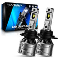 2X 9012 HIR2 LED Headlight Bulbs for Novsight (6500K)