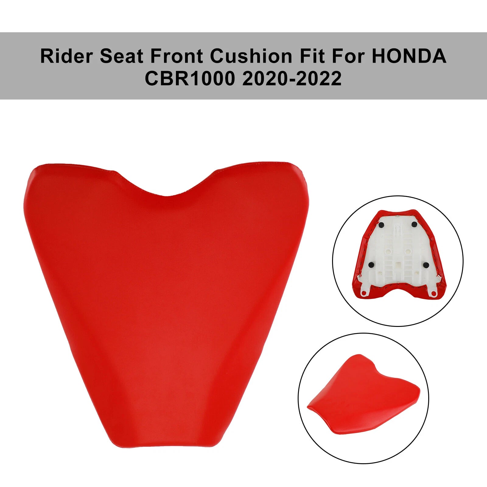 Front Rear Seat Cushion Set for Honda CBR1000 (2020–2022) Red