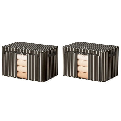2X Foldable Storage Box for Cars (Moisture Resistant, Steel Frame)
