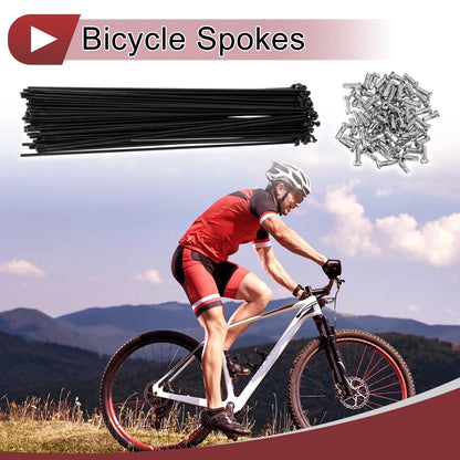 Bicycle Spokes 218mm Set for 13G Wheel (Carbon Steel) (2005–2015)