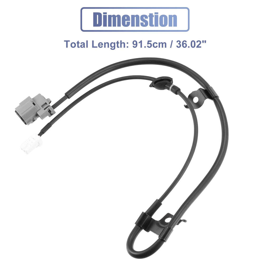 ABS Wheel Speed Sensor Rear Right Replacement for Toyota Highlander (2009–2013)