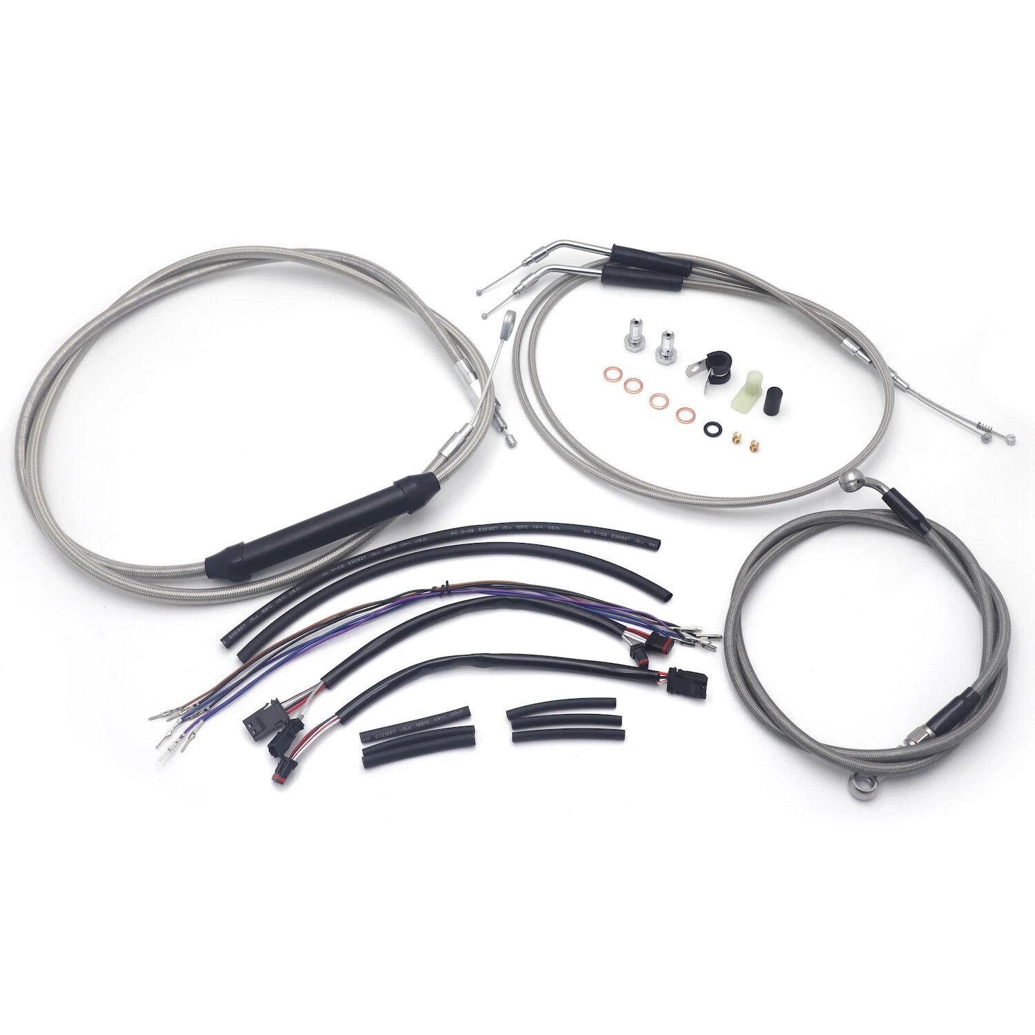 Extended Cable Line for Harley Softail Night Train FXSTB (2007–2009)