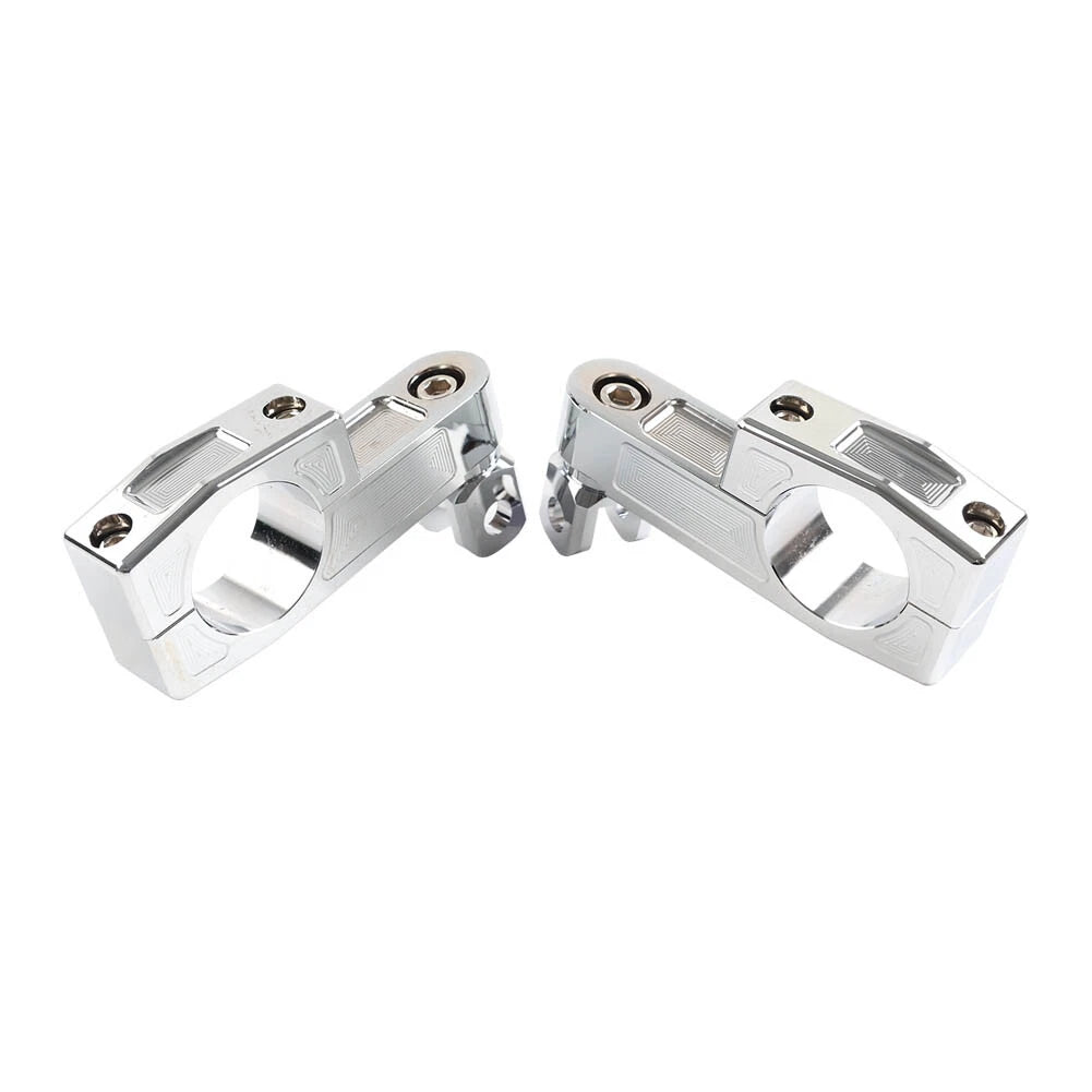 Engine Guard Highway Crash Bar Mount Foot Peg Rest Clamp for Harley (38MM)