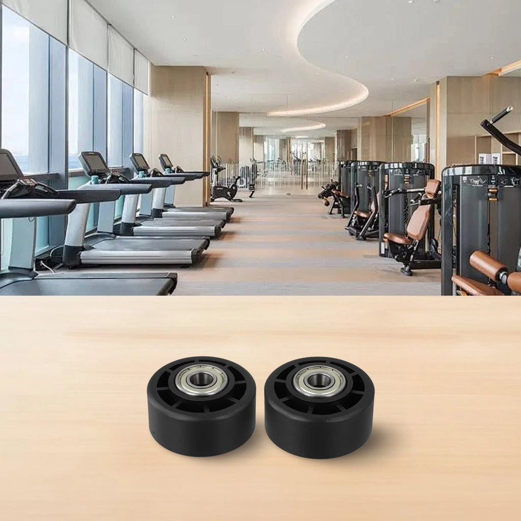 2X Replacement Bearing Wheels for Treadmills and Exercise Bikes