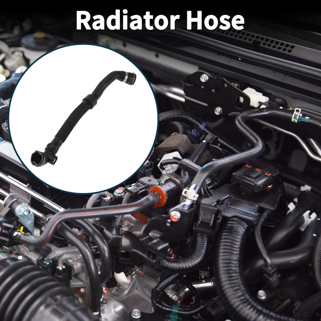 Radiator Hose for Volkswagen Eos 2.0L (2009–2016) Replacement Rubber Black
