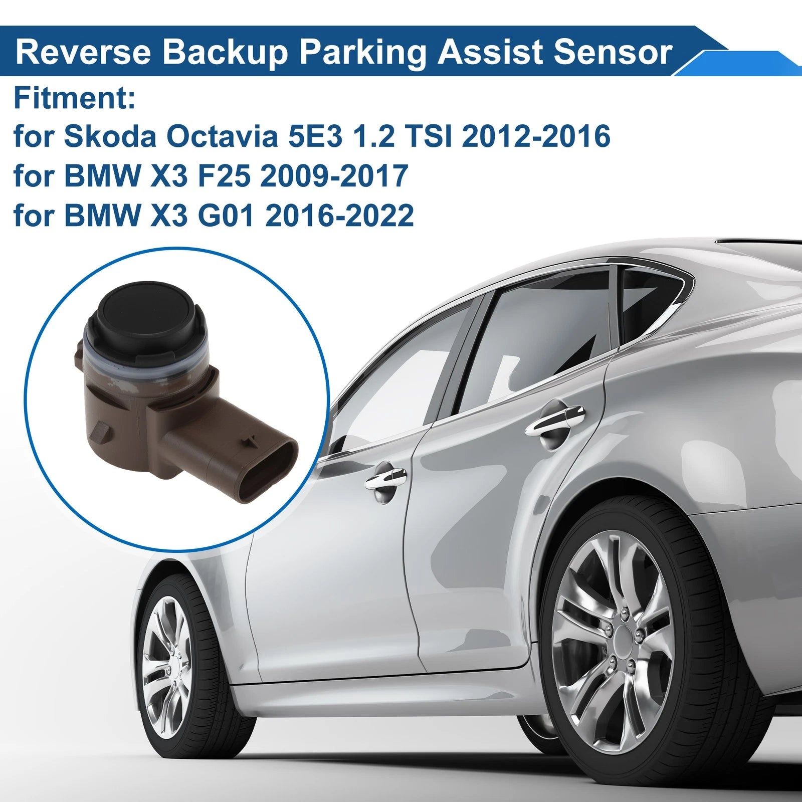 Reverse Backup Parking Sensor No.66209283202 for Skoda Octavia 5E3 (2012–2016)
