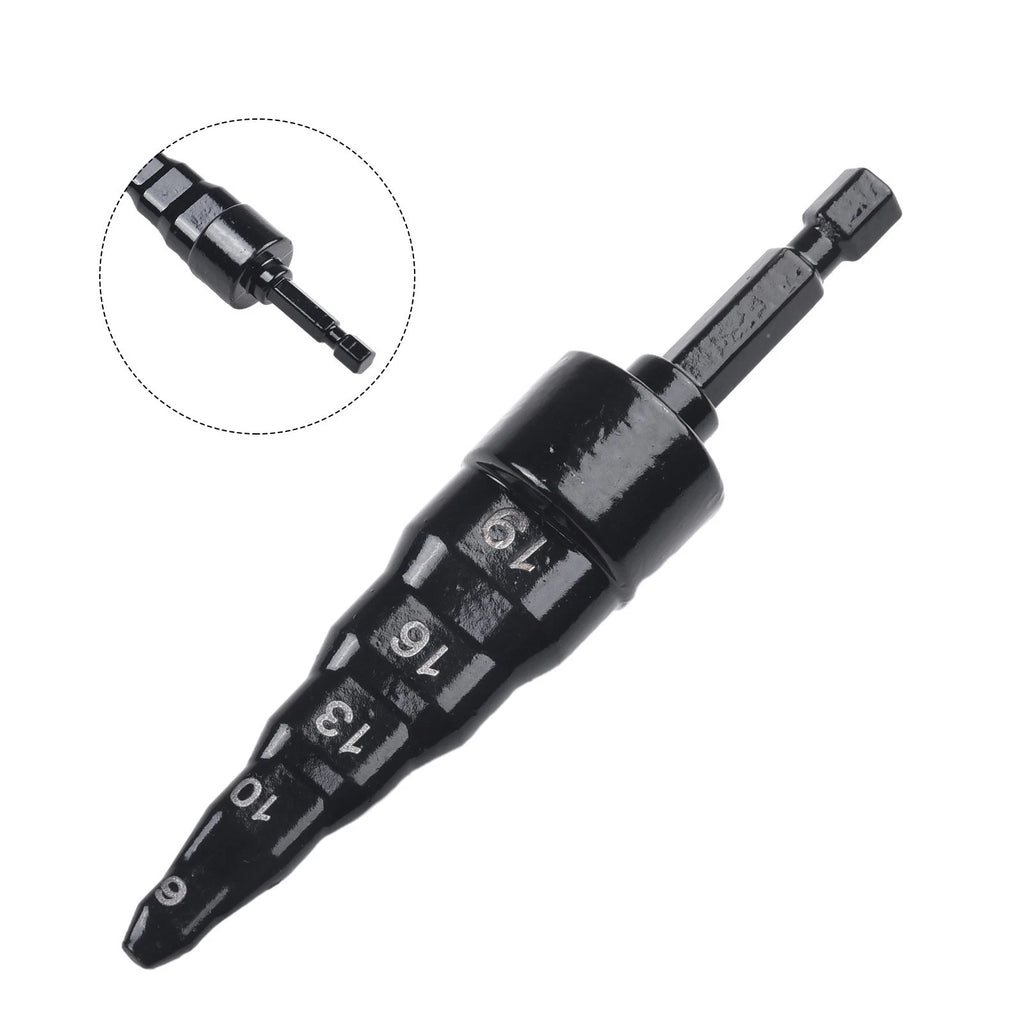 5-in-1 Air Conditioner Copper Pipe Expander Swaging Drill Bit Set