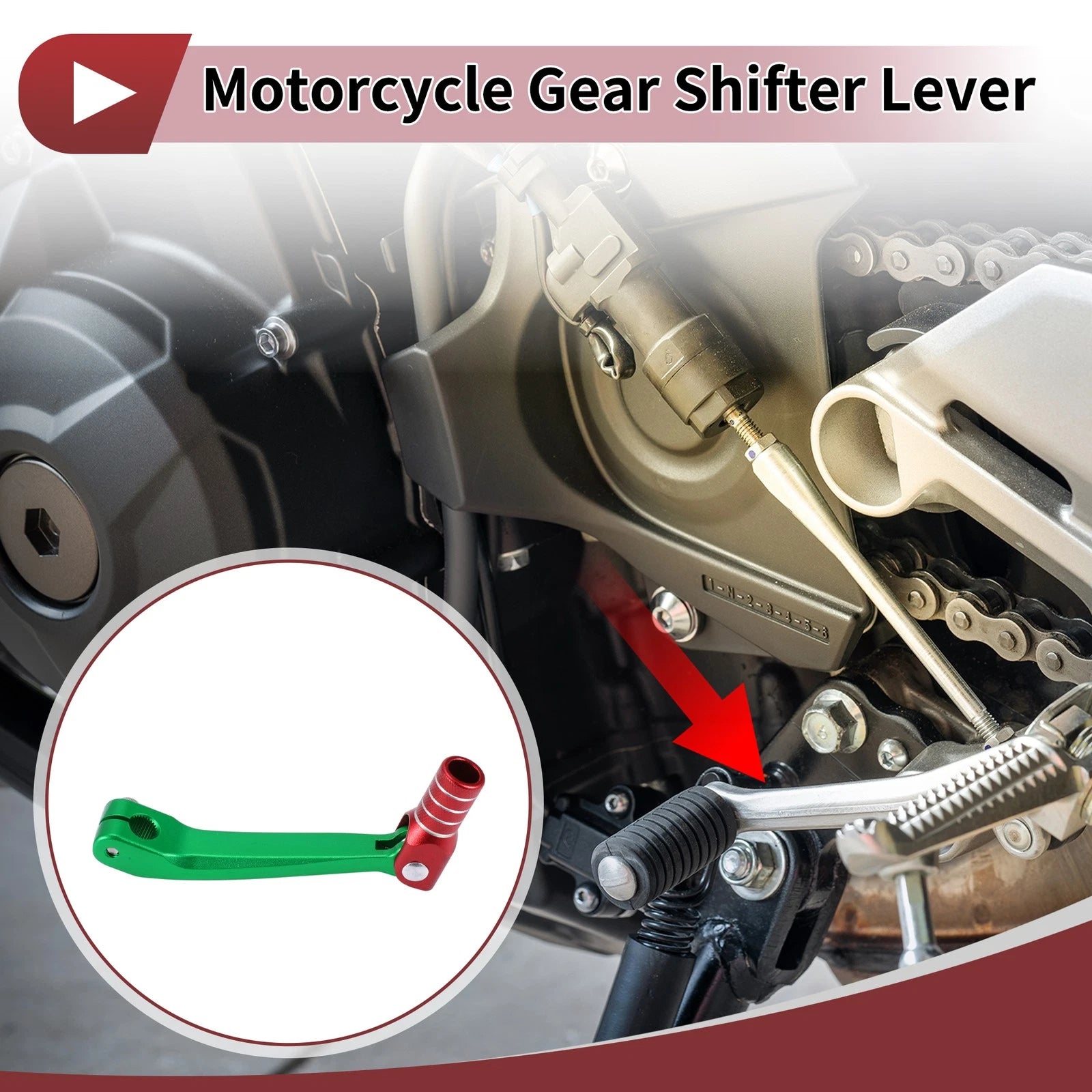 Motorcycle Gear Shifter Lever Replacement for Honda CRF150F (2003–2017)