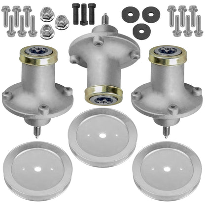 Spindle Assembly with Pulley Replacement for RedMax RZT61X CZT61 (61)