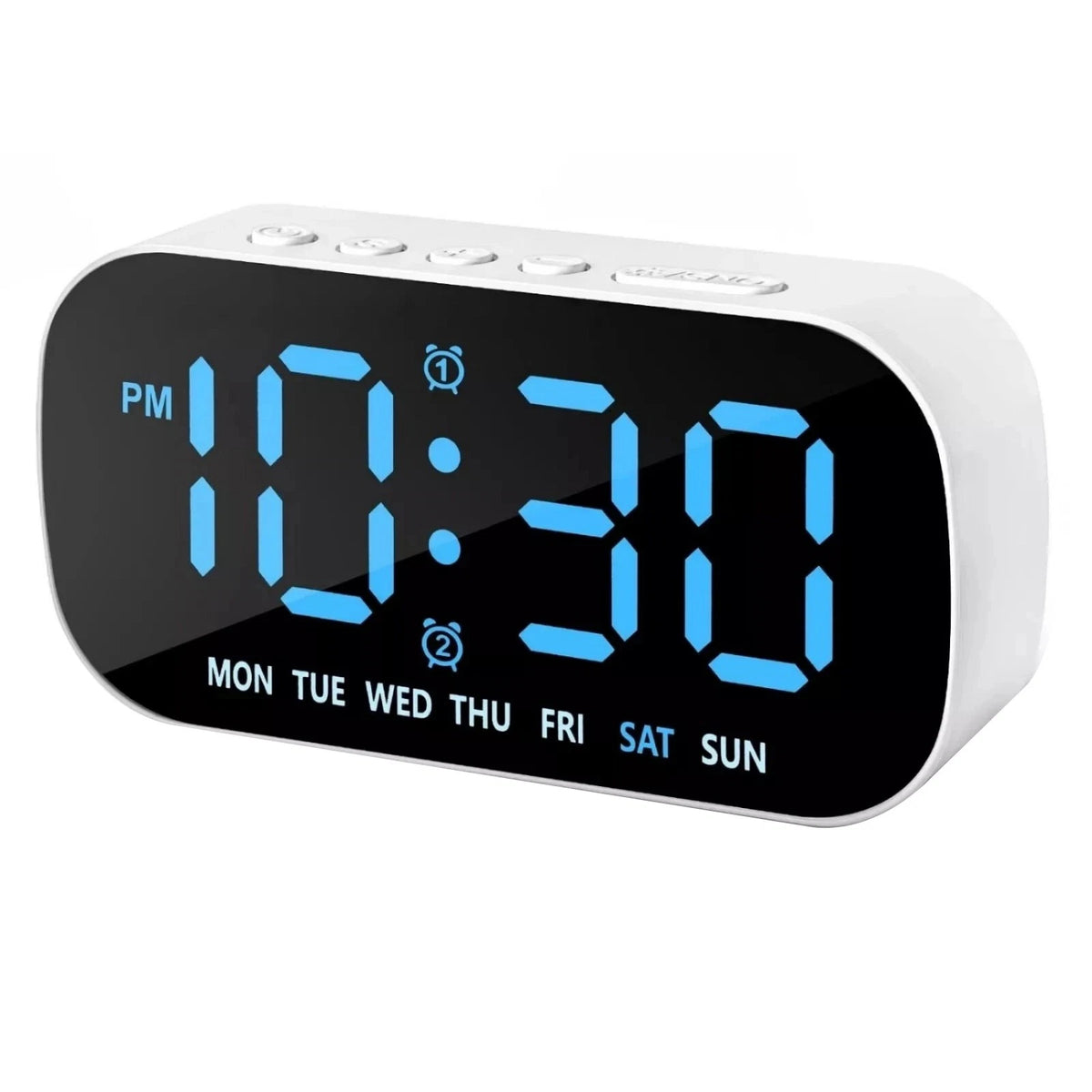 Large LED Display Digital Alarm Clock with Snooze for Bedroom