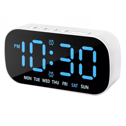 Large LED Display Digital Alarm Clock with Snooze for Bedroom