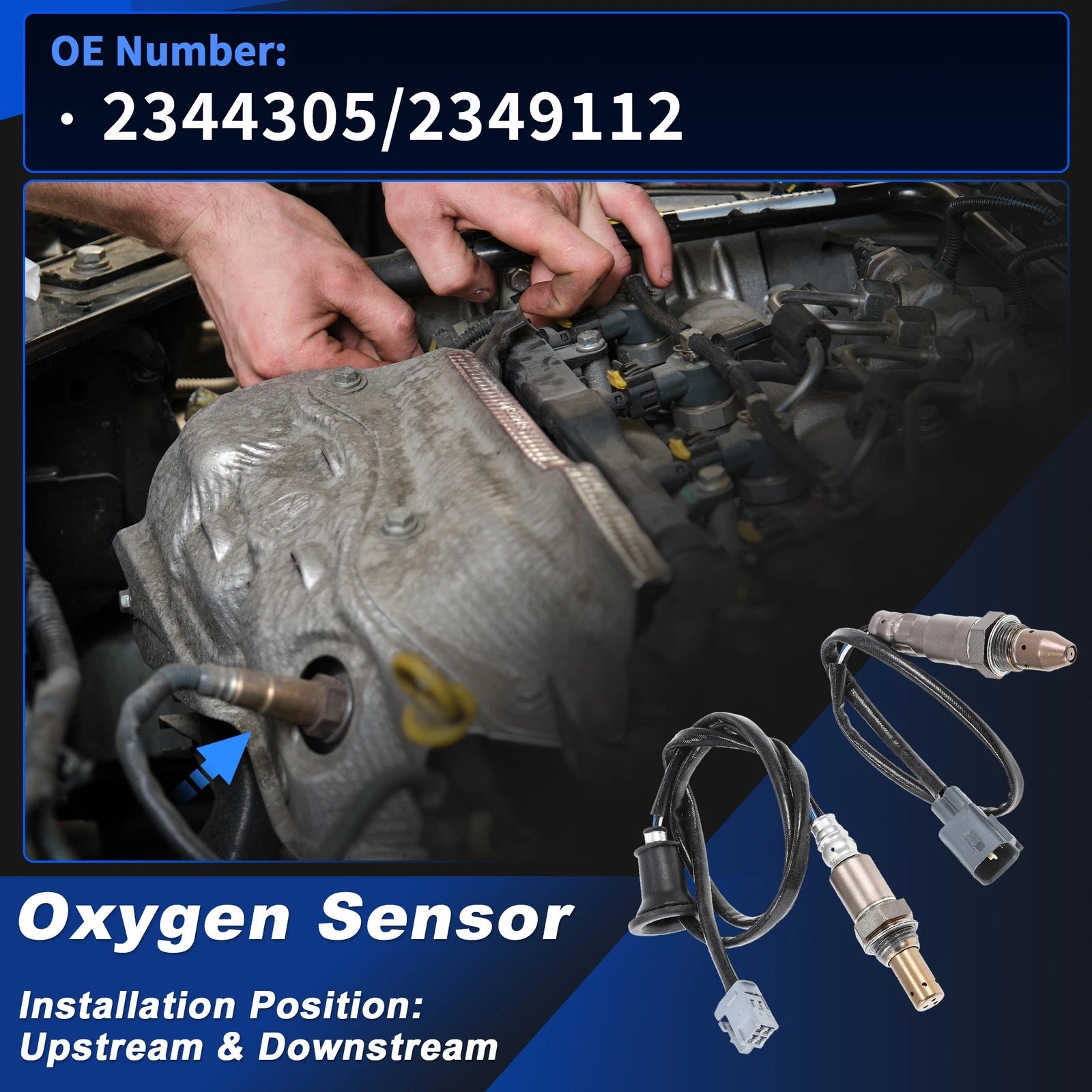 Upstream Downstream Oxygen Sensor for Toyota Corolla 1.8L L4 (2011–2013)