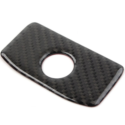 Carbon Fiber Copilot Storage Box Handle Cover Trim For Subaru Forester 2013-2018