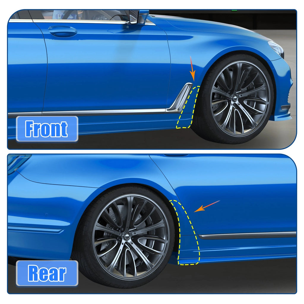 Set Front Rear Mudguards Mud Flaps with Screws for Honda Civic (2006–2011)