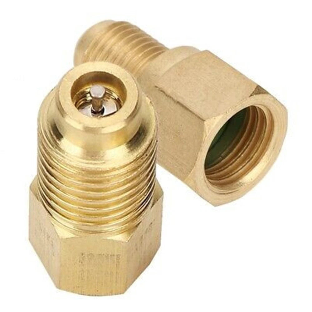 R1234YF Adapter for ACME LH (Removable Solid Brass, 1/2")