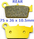 Front Rear Brake Pads for Suzuki DRZ400 (2000–2024) SMK