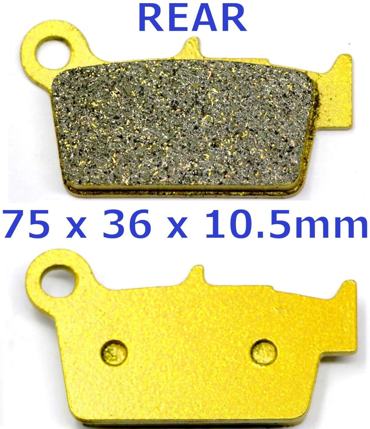 Front Rear Brake Pads for Suzuki DRZ400 (2000–2024) SMK