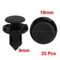 25 Pcs Push Type Mudguard Retainer Bumper Clip for Mitsubishi Honda (—)