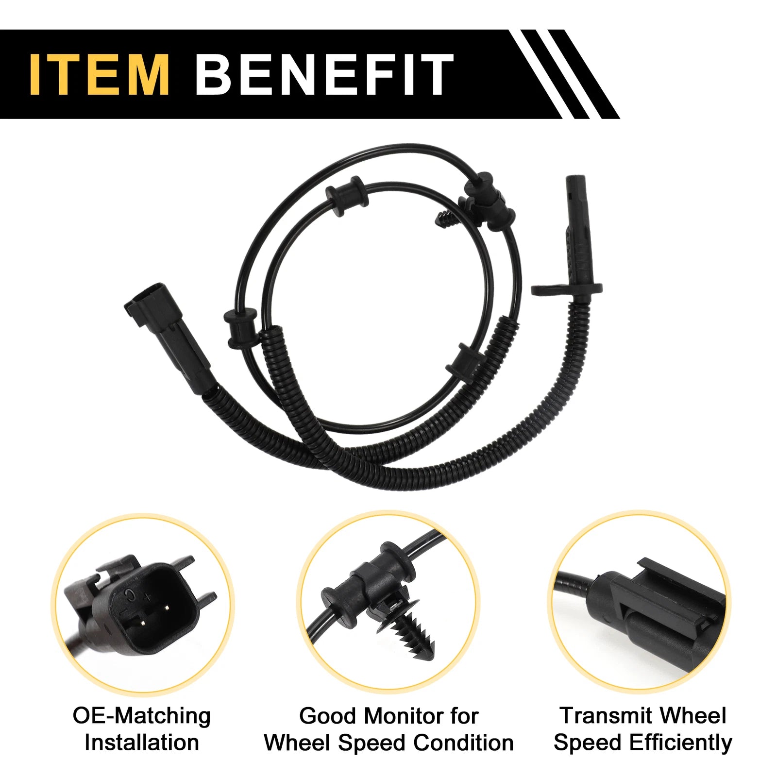 ABS Wheel Speed Sensor No. 68231044AB for Ram 1500 (2013–2018)