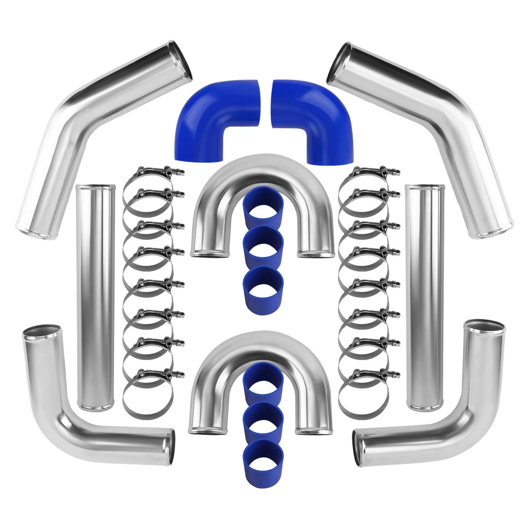 3" Aluminum Turbo Intercooler Piping Kit for Universal Applications