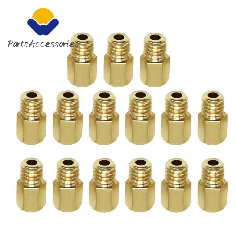 15pcs Hex Type Main Jets for Mikuni VM/TM/TMX Carburetor #330 #340-#460 #470