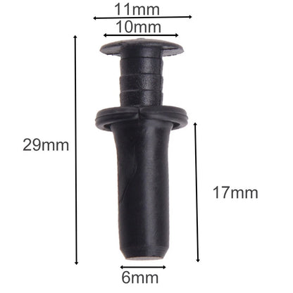 Set of 10 Multi-Purpose Interior Lining Clips for Automotive Use