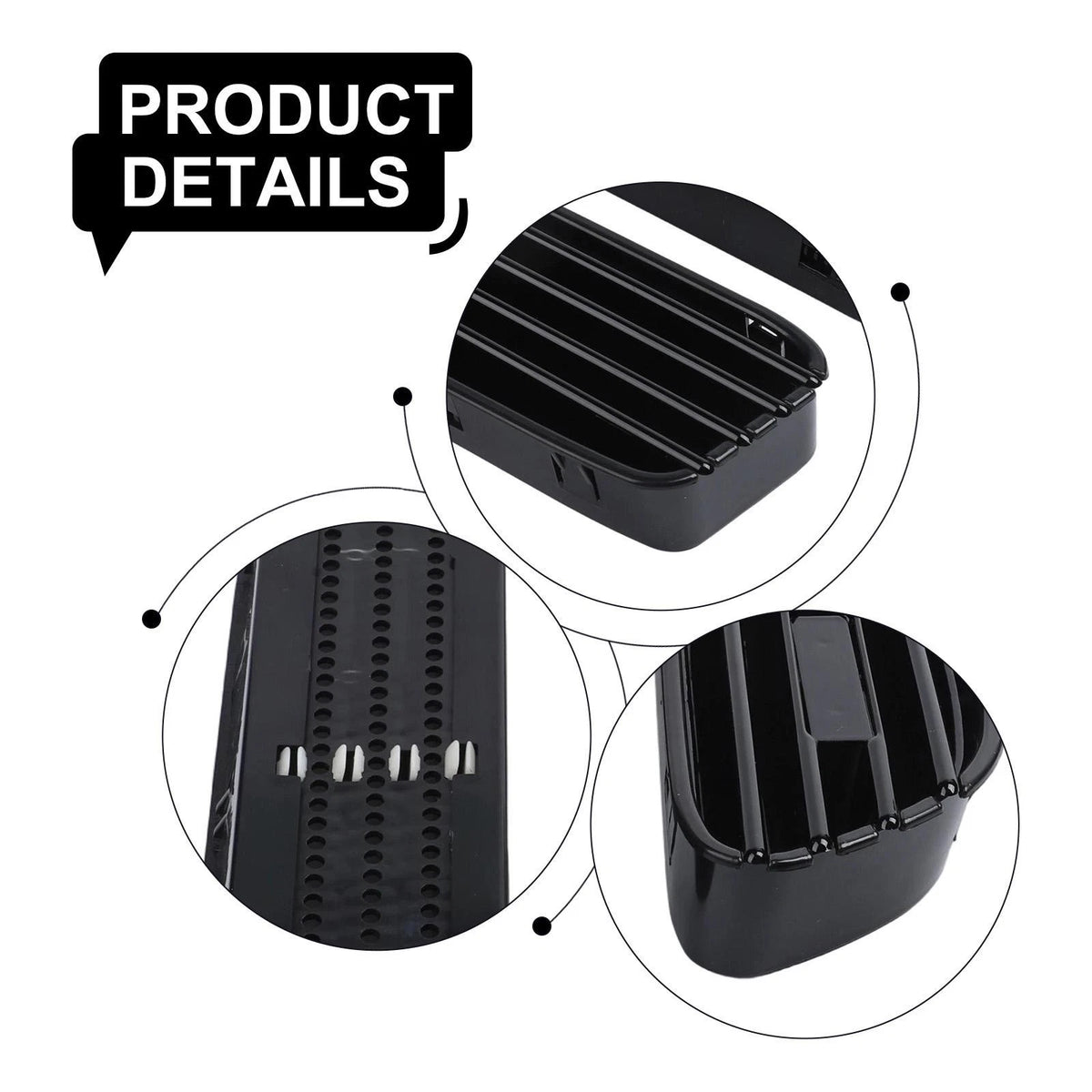 Black Side Grill Vent for BMW M3 (E46)
