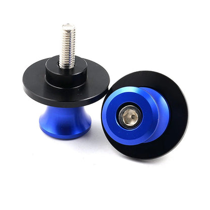 Swingarm Spools for Yamaha YZF R1 R3 R6 (M6, Blue)