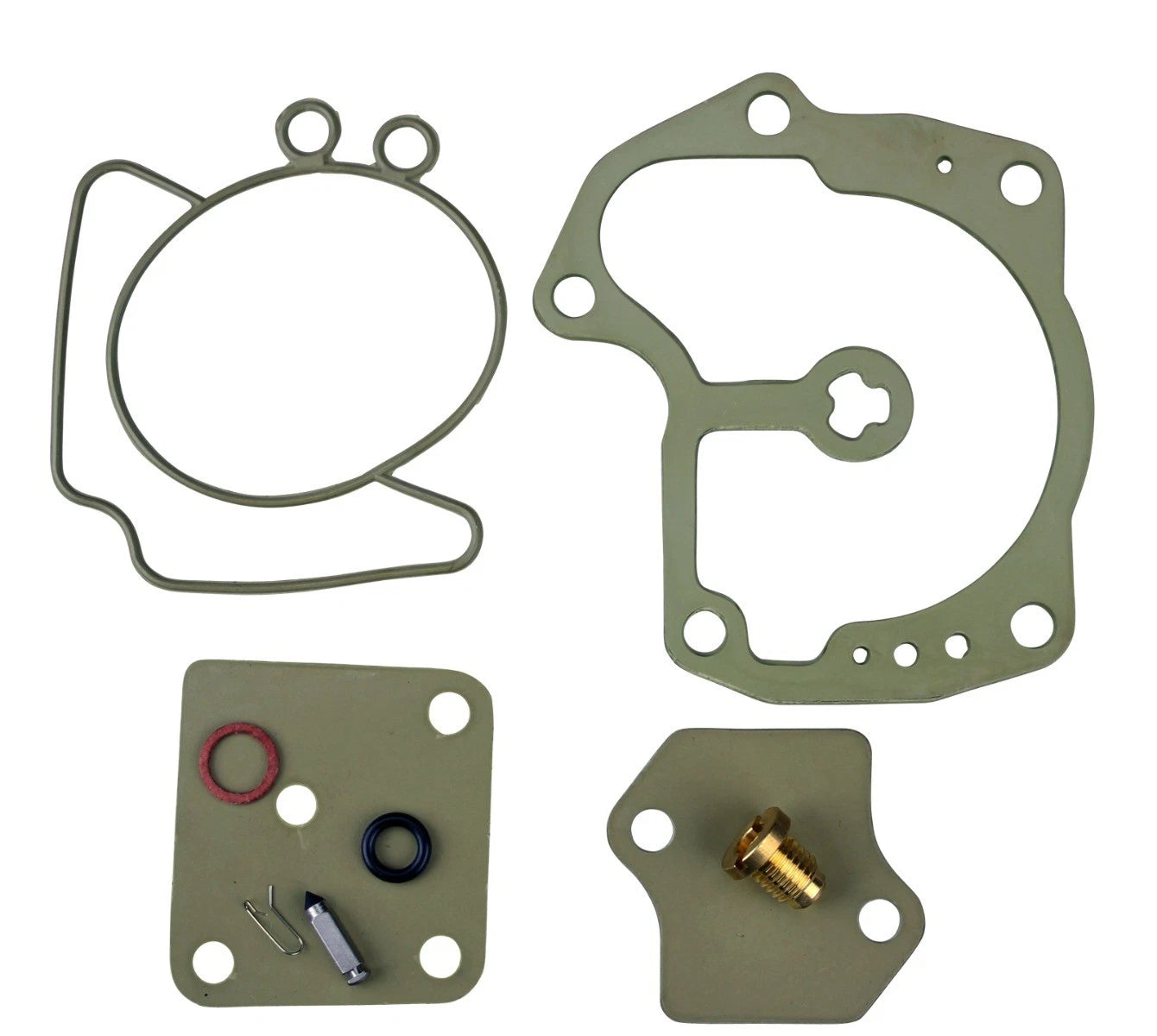 Set of 4 Carburetor Repair Kits for Johnson Evinrude V4 V6 V8 Looper (439078 439079)