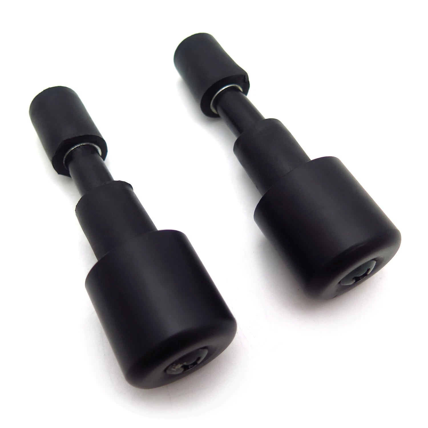 2X 22mm Anti Vibration Handle Bar End Plug Grip Caps for Motorcycle