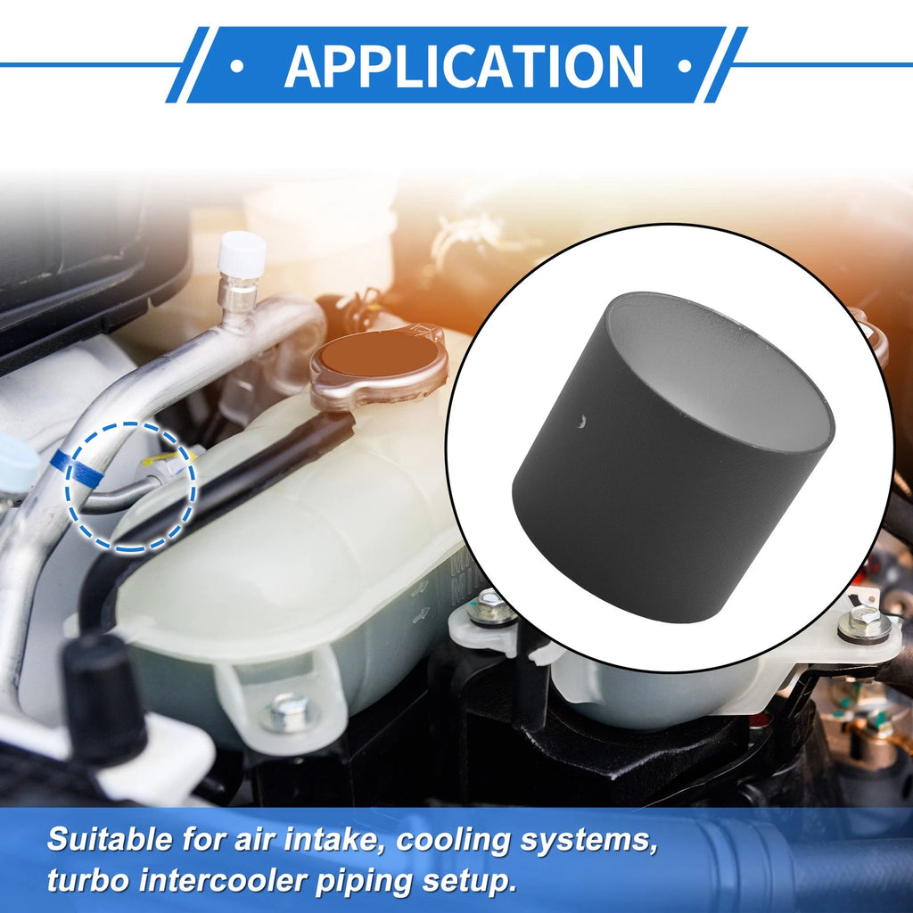 3.5" OD Intercooler Pipe for - Black, 0° Angle