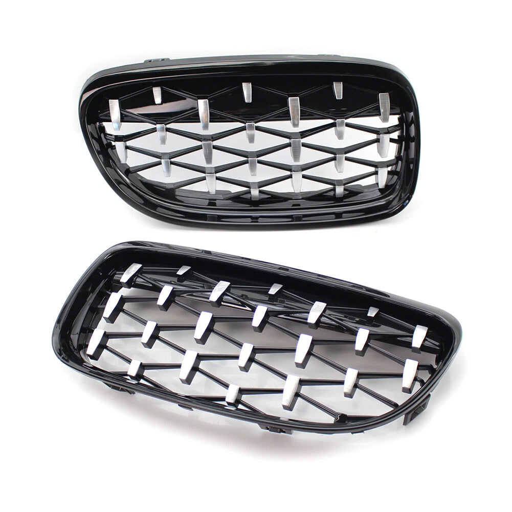 Front Kidney Grill Diamond Grille for BMW 3 Series E90/E91 (2008–2011)
